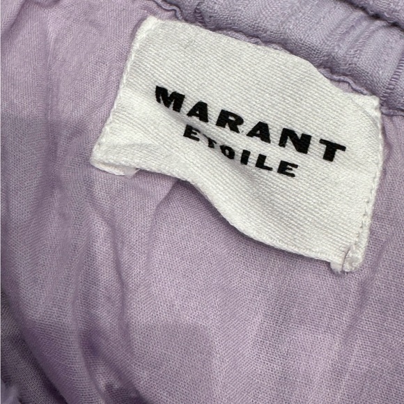 Isabel Marant Etoile Lioline Tiered Mini Skirt Lilac NWT - Picture 7 of 11